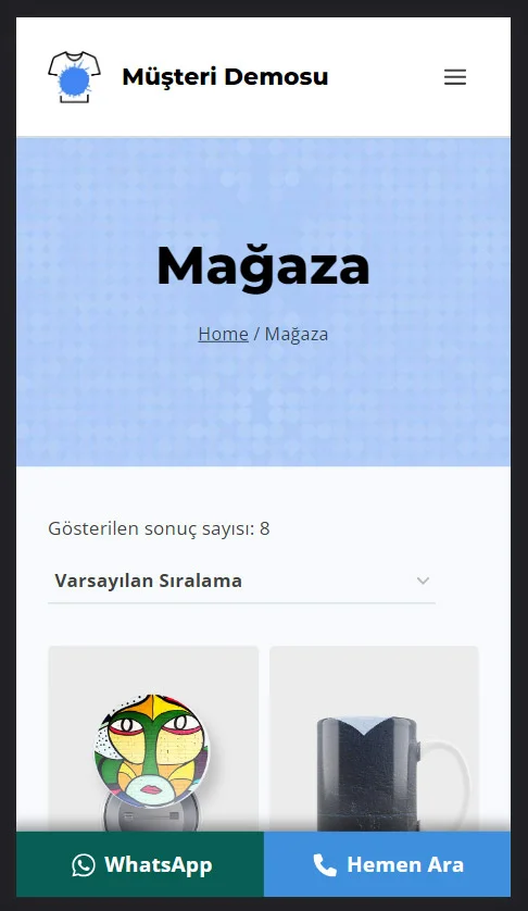 Mobil Görünüme WhatsApp ve Arama Butonları Ekleme | Mobil WhatsApp Arama Butonlari Ekleme 001