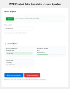 WPK Product Price Calculator | wpk product price calculator tanitimi 5